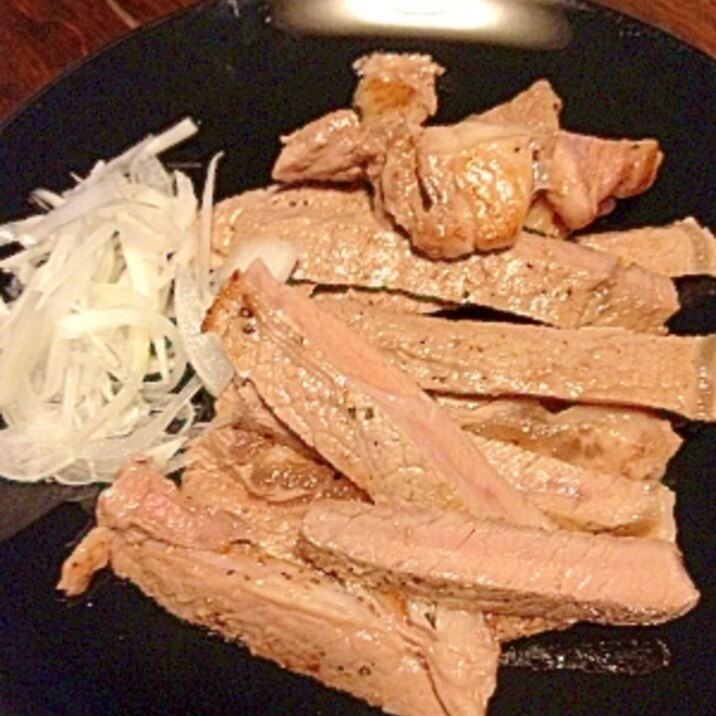 ステーキ肉で簡単タタキ